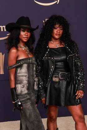 May 15, 2024, Frisco, Tx, USA: O.N.E. the Duo - Prana Supreme, Tekitha attend the 59th Academy of Country Music Awards at Omni Frisco Hotel at The Star on May 16, 2024 in Frisco, Texas. Frisco USA - ZUMAs181 20240515_zea_s181_112 Copyright: xOzziexBx