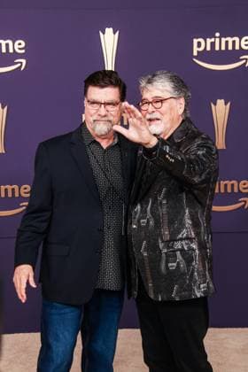 May 16, 2024, Frisco, Tx, USA: Alabama - Teddy Gentry, Randy Owen attend the 59th Academy of Country Music Awards at Omni Frisco Hotel at The Star on May 16, 2024 in Frisco, Texas. Frisco USA - ZUMAs181 20240516_zea_s181_360 Copyright: xOzziexBx