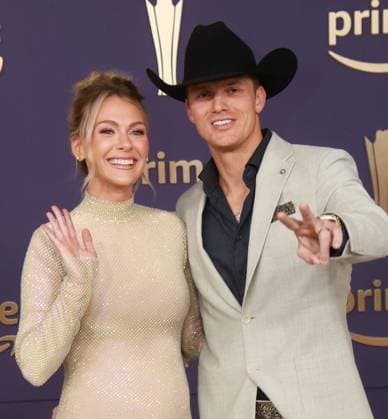 May 16, 2024, Frisco, Tx, USA: Parker McCollum, Hallie Ray Light McCollum attend the 59th Academy of Country Music Awards at Omni Frisco Hotel at The Star on May 16, 2024 in Frisco, Texas. Frisco USA - ZUMAs181 20240516_zea_s181_254 Copyright: xOzziexBx