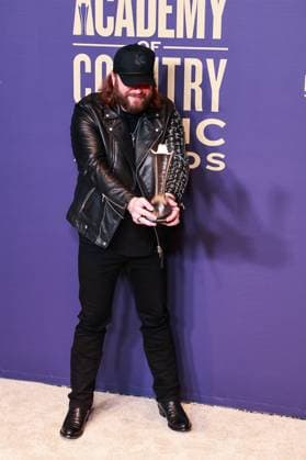May 16, 2024, Frisco, Tx, USA: Nate Smith, winner of the New Male Artist of the Year award, poses in the press room during the 59th Academy of Country Music Awards at The Ford Center at The Star on May 16, 2024 in Frisco, Texas. Frisco USA - ZUMAs181 20240516_zea_s181_424 Copyright: xOzziexBx