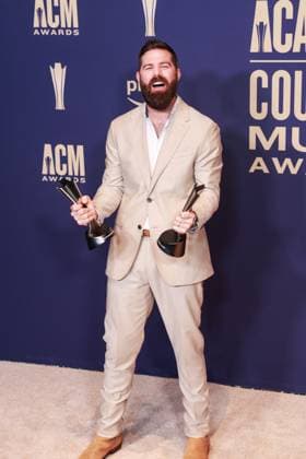 May 16, 2024, Frisco, Tx, USA: Jordan Davis, winner of the Song of the Year award for Next Thing You Know, poses in the press room during the 59th Academy of Country Music Awards at The Ford Center at The Star on May 16, 2024 in Frisco, Texas. Frisco USA - ZUMAs181 20240516_zea_s181_419 Copyright: xOzziexBx