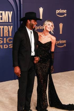 May 16, 2024, Frisco, Tx, USA: Richard Sherman, Charissa Thompson attends the 59th Academy of Country Music Awards at Omni Frisco Hotel at The Star on May 16, 2024 in Frisco, Texas. Frisco USA - ZUMAs181 20240516_zea_s181_138 Copyright: xOzziexBx