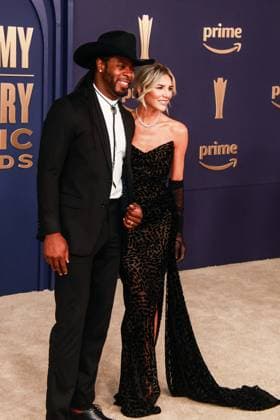 May 16, 2024, Frisco, Tx, USA: Richard Sherman, Charissa Thompson attends the 59th Academy of Country Music Awards at Omni Frisco Hotel at The Star on May 16, 2024 in Frisco, Texas. Frisco USA - ZUMAs181 20240516_zea_s181_139 Copyright: xOzziexBx