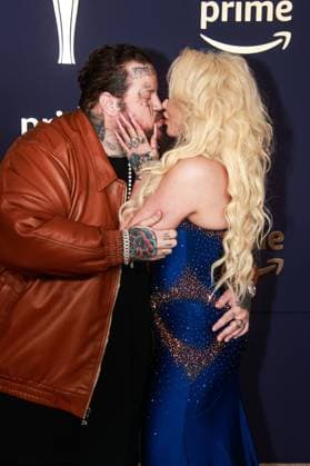 May 16, 2024, Frisco, Tx, USA: Jelly Roll and Bunnie XO attends the 59th Academy of Country Music Awards at Omni Frisco Hotel at The Star on May 16, 2024 in Frisco, Texas. Frisco USA - ZUMAs181 20240516_zea_s181_217 Copyright: xOzziexBx