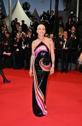 Cannes,77th Cannes Film Festival 2024 - Fourth Evening - Red Carpet of the film pictured: Oh Canada Cannes,77th Cannes Film Festival 2024 - Fourth Evening - red carpet of the film pictured: Oh Canada pictured: Malika Ayane Cannes France  Copyright: xIPA ABACAx