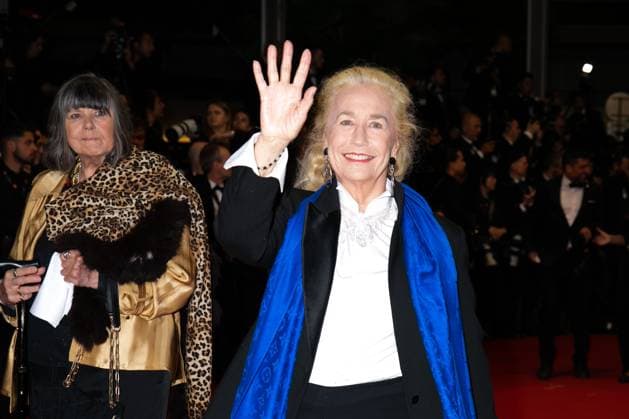 77eme Festival International du Film de Cannes MontÃ e des marches du film Oh Canada 77th Cannes Film Festival Red carpet of the film Oh, Canada Brigitte Fossey 305089 2024 05 17 Cannes France  Copyright: xIsabellexVautierx xStarfacex STAR_305089_005