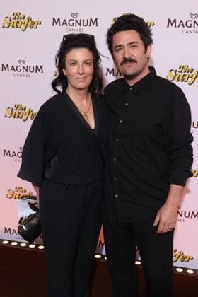 Cannes - The Surfer Party Lorcan Finnegan and his wife attending The Surfer Party held at the Plage Magnum at the 77th annual Cannes Film Festival at Majestic Hotel on May 17, 2024 in Cannes, France. Photo by Jerome DominÃ ABACAPRESS.COM  Copyright: xDominexJerome ABACAx