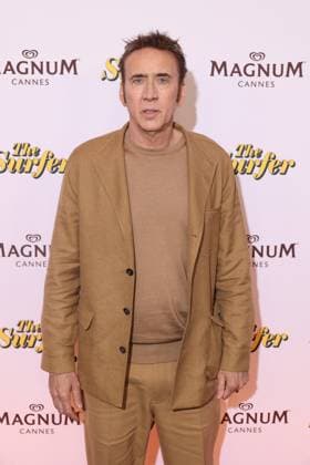 Cannes - The Surfer Party Nicolas Cage attending The Surfer Party held at the Plage Magnum at the 77th annual Cannes Film Festival at Majestic Hotel on May 17, 2024 in Cannes, France. Photo by Jerome DominÃ ABACAPRESS.COM  Copyright: xDominexJerome ABACAx
