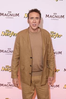 Cannes - The Surfer Party Nicolas Cage attending The Surfer Party held at the Plage Magnum at the 77th annual Cannes Film Festival at Majestic Hotel on May 17, 2024 in Cannes, France. Photo by Jerome DominÃ ABACAPRESS.COM  Copyright: xDominexJerome ABACAx
