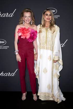 B Photocall du diner TrophÃ e Chopard au Carlton Beach lors du 77eme Festival International du Film de Cannes Caroline Scheufele, guest Photocall du diner TrophÃ e Chopard au Carlton Beach lors du 77eme Festival International du Film de Cannes Le 17 mai 2024 Olivier Borde Bestimage Photocall of the dinner Chopard Trophy during the 77th annual Cannes Film Festival at Carlton Beach On May 17th 2024 Cannes France  Copyright: xOLIVIERxBORDEx xBESTIMAGExOLIVIERxBORDEx xBESTIMAGEx