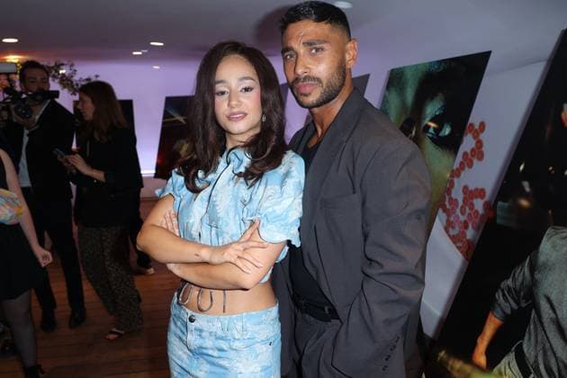 Cannes - The Nespresso x Vanity Fair x Instagram Party Lena Mahfouf and Nassim Lyes attending the Nespresso x Vanity Fair x Instagram Party at the Plage Nespresso at the 77th annual Cannes Film Festival on May 17, 2024 in Cannes, France. Photo by Jerome DominÃ ABACAPRESS.COM  Copyright: xDominexJerome ABACAx