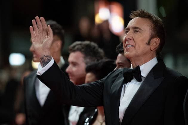 Cannes The Surfer Premiere Nicolas Cage attending The Surfer Premiere as part of the 77th Cannes International Film Festival in Cannes, France on May 17, 2024. Photo by Aurore Marechal ABACAPRESS.COM Cannes France  Copyright: xMarechalxAurore ABACAx