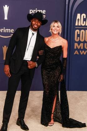 Richard Sherman, Charissa Thompson attends the 59th Academy of Country Music Awards at Omni Frisco Hotel at The Star on May 16, 2024 in Frisco, Texas. Photo: Ozzie B imageSPACE MediaPunch Copyright: ximageSPACEx