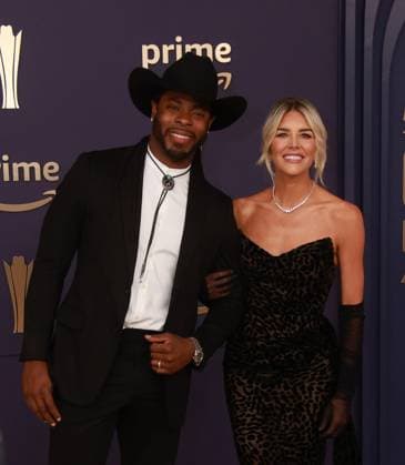 Richard Sherman, Charissa Thompson attends the 59th Academy of Country Music Awards at Omni Frisco Hotel at The Star on May 16, 2024 in Frisco, Texas. Photo: Ozzie B imageSPACE MediaPunch Copyright: ximageSPACEx