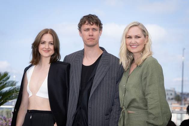 Cannes - Armand Photocall Renate Reinsve, Halfdan Ullmann Tondel and Ellen Dorrit Petersen attend the Armand Photocall at the 77th annual Cannes Film Festival at Palais des Festivals on May 18, 2024 in Cannes, France. Photo by Shootpix ABACAPRESS.COM Cannes France  Copyright: xShootpix ABACAx