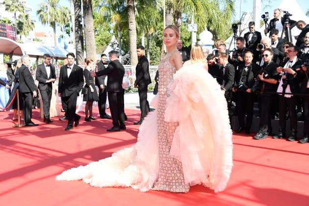 Kimberley Garner bei der KINDS OF KINDNESS Premiere bei den 77 th Filnfestspielen in Cannes 17.05.2024