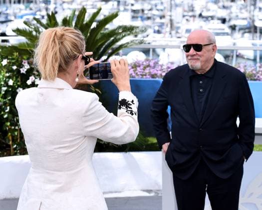Cannes, 77th Cannes Film Festival 2024 Photocall film Oh, Canada In the photo: Uma Thurman, Pul Schrader  Copyright: xAlbertoxTerenghix xipa-agency.nex xPoolxPhotoxEventsx03x IPA_Agency_IPA46213689