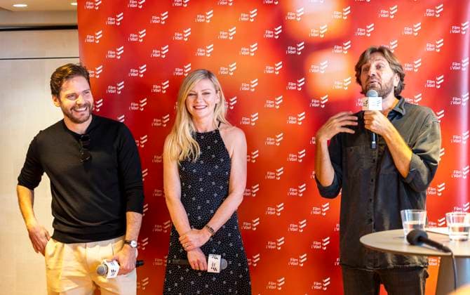 CANNES 20230518 Director Ruben Östlund presented the actors Kirsten Dunst and Daniel Brühl who appear in his new film The Entertainment system is down at Film I Västs press conference during the Film Festival in Canned on May 18, 2024 CANNES FRANCE x12035x  Copyright: xChristinaxKronÃ r TTx FILMFESTIVALEN I CANNES vOFUo5wNNBU