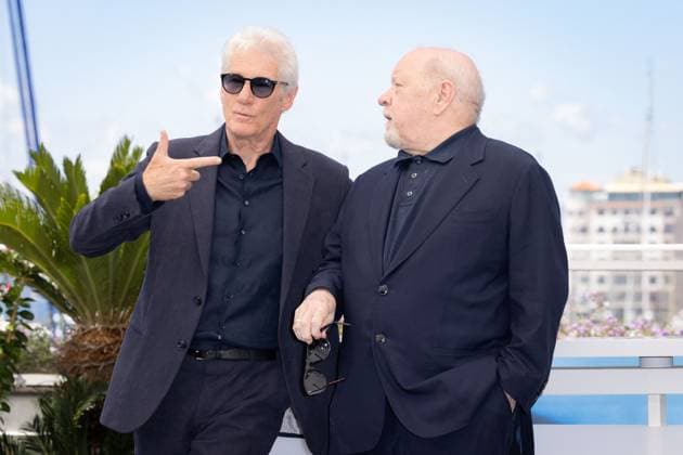 Cannes - Oh Canada Photocall Paul Schrader and Richard Gere attend the Oh, Canada Photocall at the 77th annual Cannes Film Festival at Palais des Festivals on May 18, 2024 in Cannes, France. Photo by ShootPix ABACAPRESS.COM Cannes France  Copyright: xShootpix ABACAx