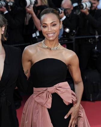 Cannes, 77th Cannes Film Festival 2024, Red carpet film Emilia PÃ rez In the photo: Zoe Saldana  Copyright: xAlbertoxTerenghix xipa-agency.nex xPoolxPhotoxEventsx03x IPA_Agency_IPA46228007
