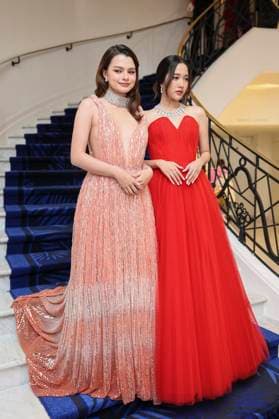 Cannes - Sarocha Chankimha And Rebecca Patricia Armstrong Exit The Martinez Sarocha Freen Chankimha, Rebecca Becky Patricia Armstrong leave Martinez Hotel to attending the official screening of Emilia Perez during 77th Cannes Film Festival. France, Cannes on may 18th, 2024. Photo by Marco Piovanotto ABACAPRESS.COM Cannes France  Copyright: xPiovanottoxMarco ABACAx