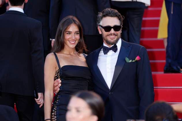 Isabel Pakzad und James Franco bei der Premiere des Kinofilms Emilia Perez auf dem Festival de Cannes 2024 77. Internationale Filmfestspiele von Cannes im Palais des Festivals. Cannes, 18.05.2024