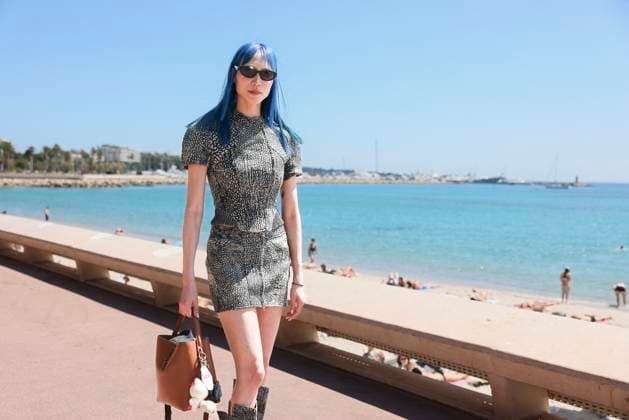Cannes - Soo Joo Park Exits The Martinez Soo Joo Park is spotted in front Martinez Hotel to attending the official screening of Emilia Perez during 77th Cannes Film Festival. France, Cannes on May 18, 2024. Photo by Marco Piovanotto ABACAPRESS.COM Cannes France  Copyright: xPiovanottoxMarco ABACAx