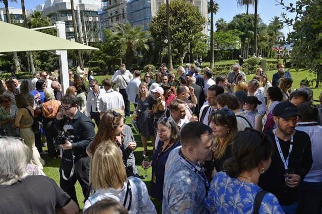 Gaeste bei dem Medienboard-Empfang bei den 77 th Filnfestspielen in Cannes 18.05.2024