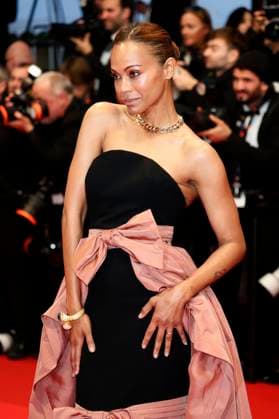 Zoe Saldana nach der Premiere des Kinofilms Emilia Perez auf dem Festival de Cannes 2024 77. Internationale Filmfestspiele von Cannes im Palais des Festivals. Cannes, 18.05.2024