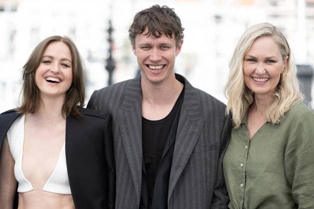 Annual Cannes Film Festival - Armand Photocall - Cannes DN Renate Reinsve, Halfdan Ullmann Tondel and Ellen Dorrit Petersen attend the Armand Photocall at the 77th annual Cannes Film Festival at Palais des Festivals on May 18, 2024 in Cannes, France. Photo by David NIVIERE ABACAPRESS.COM CANNES France  Copyright: xNivierexDavid ABACAPRESS.COMx