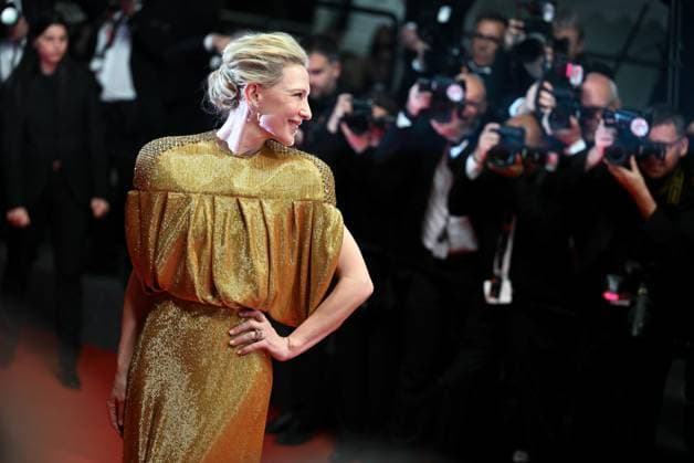 77eme Festival International du Film de Cannes Montee des marches du film Rumors 77th International Cannes Film Festival Festival de Cannes 2024 77e Ã dition montee Rumours Cate Blanchett 305158 2024 05 18  Copyright: xLionelxGuericolas MPPx STAR_305158_067