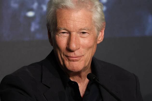 Cannes - Oh, Canada Press Conference Richard Gere attending Oh, Canada press conference during the 77th annual Cannes Film Festival at the Palais des Festivals, in Cannes France, on May 18 2024. Photo by JM Haedrich Pool ABACAPRESS.COM Cannes France  Copyright: xPool ABACAx