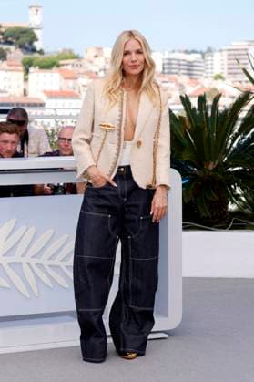 Sienna Miller beim Photocall zum Kinofilm Horizon: An American Saga auf dem Festival de Cannes 2024 77. Internationale Filmfestspiele von Cannes am Palais des Festivals. Cannes, 19.05.2024