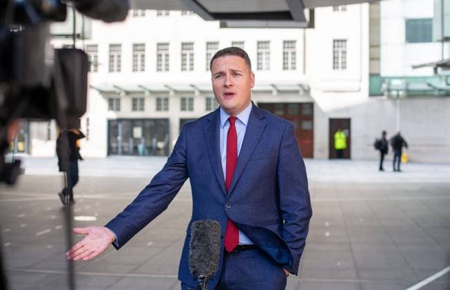 May 19, 2024, London, England, United Kingdom: Shadow Secretary of State for Health and Social Care WES STREETING is seen outside BBC as he appears on Sunday With Laura Kuenssberg show. London United Kingdom - ZUMAs262 20240519_zip_s262_114 Copyright: xTayfunxSalcix
