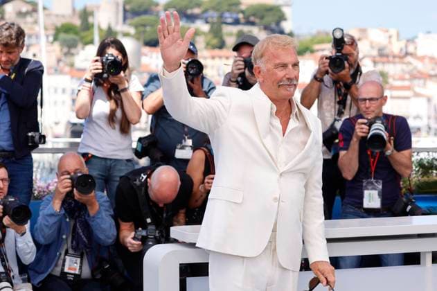 Kevin Costner beim Photocall zum Kinofilm Horizon: An American Saga auf dem Festival de Cannes 2024 77. Internationale Filmfestspiele von Cannes am Palais des Festivals. Cannes, 19.05.2024