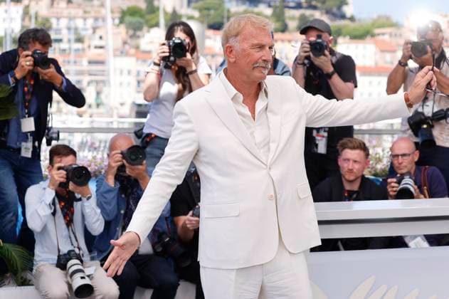 Kevin Costner beim Photocall zum Kinofilm Horizon: An American Saga auf dem Festival de Cannes 2024 77. Internationale Filmfestspiele von Cannes am Palais des Festivals. Cannes, 19.05.2024