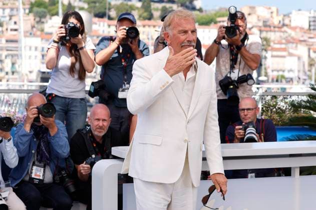 Kevin Costner beim Photocall zum Kinofilm Horizon: An American Saga auf dem Festival de Cannes 2024 77. Internationale Filmfestspiele von Cannes am Palais des Festivals. Cannes, 19.05.2024