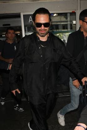 Cannes 2024 Celebs Nice Airport Sebastian Stan at Nice airport ahead of the 77th Cannes Film Festival in Nice, France on May 19, 2024. Photo by Julien Reynaud APS-Medias ABACAPRESS.COM Nice France  Copyright: xReynaudxJulien APS-Medias ABACAx