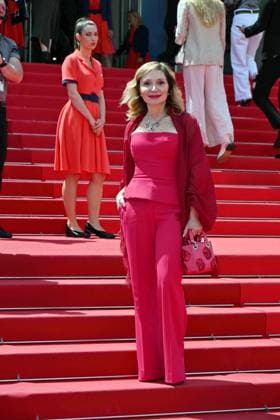 Cannes, 77th Cannes Film Festival 2024, Red Carpet Limonov - The Ballad In the photo: Silvia Damiani  Copyright: xManuelexMangiarottix xipa-agencyx xPoolxPhotoxEventsx03x IPA_Agency_IPA46259421