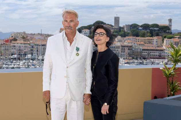 Rachida Dati decorates Kevin Costner with the Ordre des Arts et des Lettres medal at the 77th Cannes International Film Festival Kevin Costner and Rachida Dati Kevin Costner receives the Ordre des Arts et des Lettres medal from the Minister of Culture, Rachida Dati at the Salon des Ambassadeurs during the 77th Cannes Film Festival at the Palais des Festivals on May 19, 2024 Olivier Borde Bestimage Kevin Costner receives the Ordre des Arts et des Lettres medal from Minister of Culture Rachida Dati at the Salon des Ambassadeurs during the 77th Cannes Film Festival at the Palais des Festivals on May 19, 2024 Cannes France  Copyright: xOLIVIERxBORDEx xBESTIMAGExOLIVIERxBORDEx xBESTIMAGEx