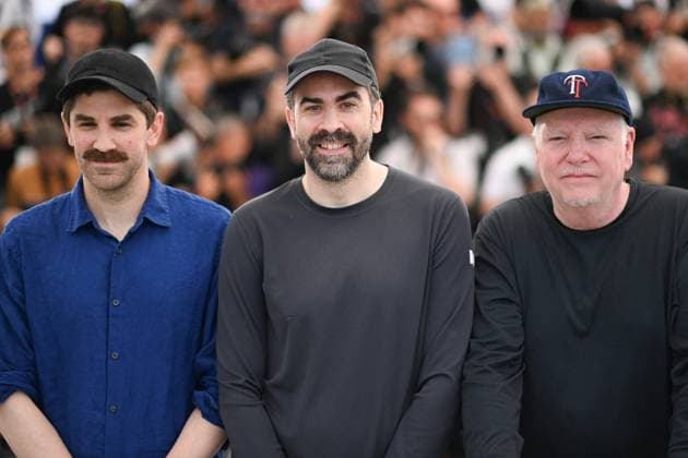 Cannes Rumours Photocall Evan Johnson, Galen Johnson AND Guy Maddin attending the Rumours Photocall as part of the 77th Cannes International Film Festival in Cannes, France on May 19, 2024. Photo by Aurore Marechal ABACAPRESS.COM Cannes France  Copyright: xMarechalxAurore ABACAx
