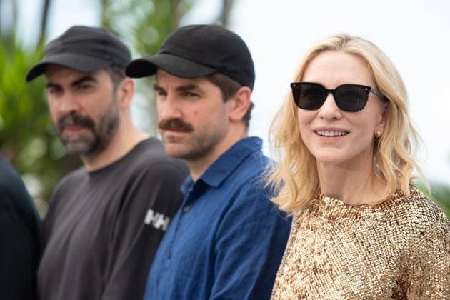 Cannes Rumours Photocall Galen Johnson, Evan Johnson and Cate Blanchett attending the Rumours Photocall as part of the 77th Cannes International Film Festival in Cannes, France on May 19, 2024. Photo by Aurore Marechal ABACAPRESS.COM Cannes France  Copyright: xMarechalxAurore ABACAx