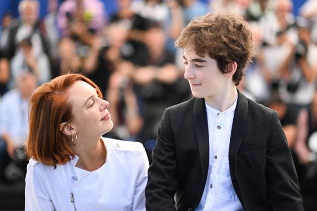 Cannes Le Proces Du Chien Photocall Laetitia Dosch and Tom Fiszelson attending the Le Proces Du Chien Photocall as part of the 77th Cannes International Film Festival in Cannes, France on May 19, 2024. Photo by Aurore Marechal ABACAPRESS.COM Cannes France  Copyright: xMarechalxAurore ABACAx