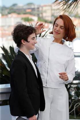 Le Proces Du Chien (Dog On Trial) photocall in Cannes CANNES, FRANCE - MAY 19: Laetitia Dosch and Tom Fiszelson at the Le Proces Du Chien (Dog On Trial) photocall, at the 77th annual Cannes Film Festival at Palais des Festivals on May 19, 2024 in Cannes, France. CAP GOL GOL Cannes Provence-Alpes-CÃ te d Azur France Copyright: xRickxGold CapitalxPicturesx