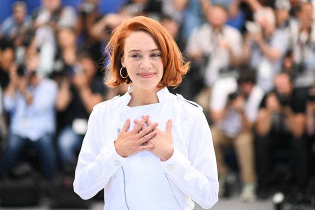 Cannes Le Proces Du Chien Photocall Laetitia Dosch attending the Le Proces Du Chien Photocall as part of the 77th Cannes International Film Festival in Cannes, France on May 19, 2024. Photo by Aurore Marechal ABACAPRESS.COM Cannes France  Copyright: xMarechalxAurore ABACAx