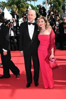 Cannes, 77th Cannes Film Festival 2024, Day 6 - Red Carpet Limonov - The Ballad Silvia Damiani, Tomas Arana  Copyright: x xipa-agency.netx xx IPA_Agency_IPA46264790