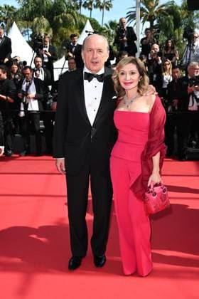 : Cannes, 77th Cannes Film Festival 2024, Day 6 - Red Carpet Limonov - The Ballad Silvia Damiani, Tomas Arana  - ZUMAp169 20240519_zea_p169_1024 Copyright: x xipa-agency.netx