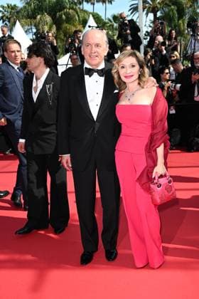 : Cannes, 77th Cannes Film Festival 2024, Day 6 - Red Carpet Limonov - The Ballad Silvia Damiani, Tomas Arana  - ZUMAp169 20240519_zea_p169_1023 Copyright: x xipa-agency.netx
