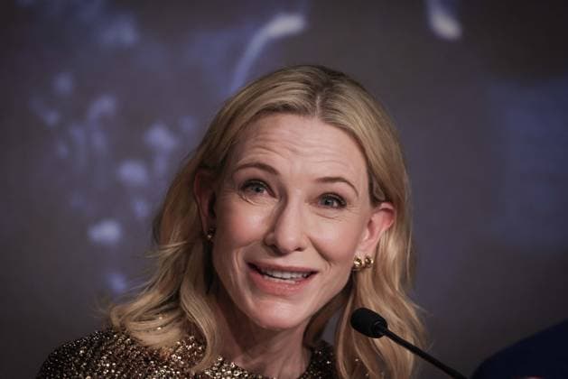 Cannes Rumours Press Conference DB Cate Blanchett attends the Rumours press conference ahead of the 77th annual Cannes Film Festival at Palais des Festivals on May 19, 2024 in Cannes, France. Photo by David Boyer ABACAPRESS.COM Cannes France  Copyright: xBoyerxDavid ABACAx