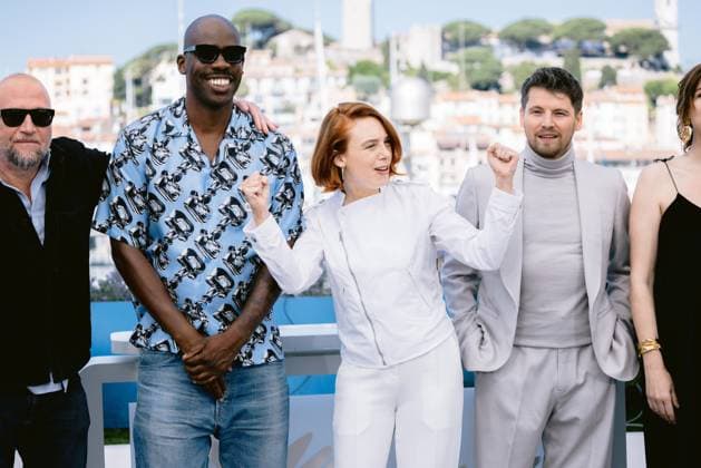 77eme Festival International du Film de Cannes Photocall with Le Proces du Chien 77th International cannes Film Festival Photocall with Le Proces du Chien 305199 2024 05 19 Alpes Maritimes Cannes France Dosch, Laetitia Deladonchamps, Pierre Zadi, Jean Pascal  Copyright: xTerencexBaelenx STAR_305199_001
